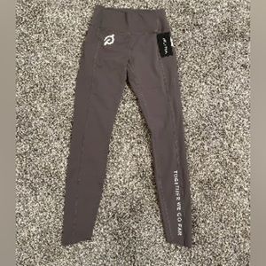 Peloton Leggings Women Essential Tulip Hem Gray Size Small New With Tags